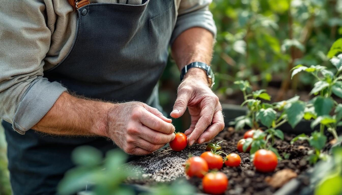 Un vieux truc de maraîcher pour éviter que les semis ne filent trop vite “je mélange toujours un peu de sable dans mon terreau, c’est radical”